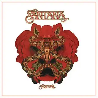 Обложка альбома Santana «Festival» (1977)