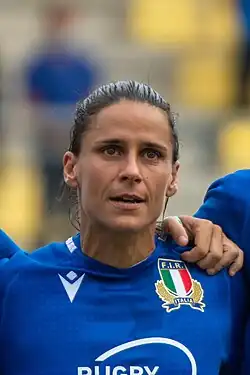 Сара Бараттин в матче против Испании (2021)