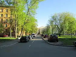 Вид от Сахарного переулка