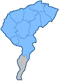 Царицынский уезд на карте