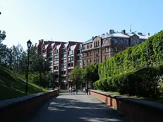 Вид улицы с территории музея «Даудери»