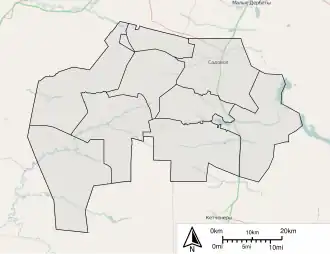 Сарпинский район на карте