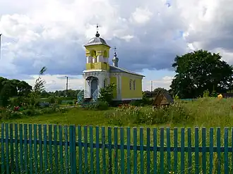 Часовня на месте Савво-Вишерского монастыря