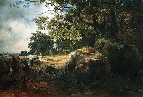 А. Саврасов. Вид в окрестностях Ораниенбаума. 1854 год