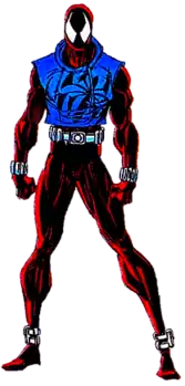 Бен Рейли как Алый Паук в комиксе Spider-Man Collectors’ Preview #1 (декабрь 1994)Художник — Том Лайл[англ.]