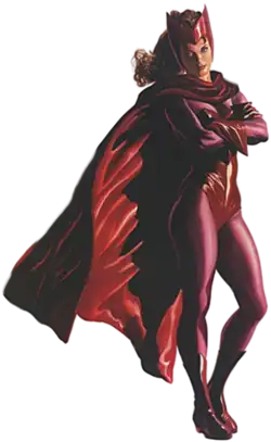 Алая Ведьма на варианте обложки комикса Strange Academy #4 (октябрь 2020)Художник — Алекс Росс