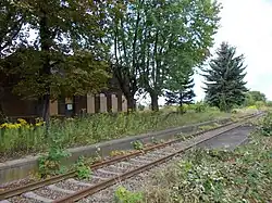 Закрытая ж/д станция