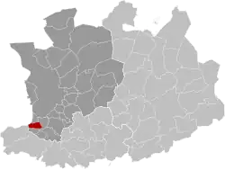 Расположение муниципалитета на карте провинции