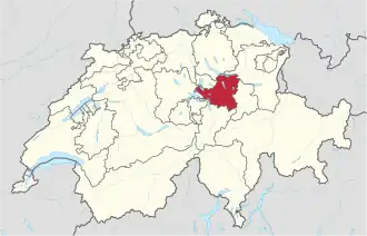 Швиц на карте