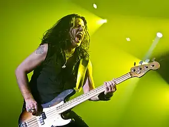 на концерте 7 марта 2014 в Мадриде