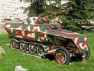 Sd.Kfz. 250 — Sfl 5 cm Pak 38 L/60, Военный музей Белграда, Сербия.