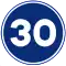 Velocidad mínima (30 km/h)