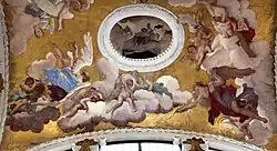 С. Риччи. Прославление скапулярия. 1709. Фреска плафона нефа