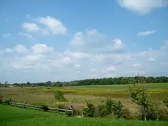Поле боя сражения при Кернстауне