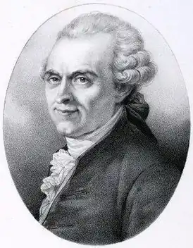 Гравюра с портрета Седена, художник Давид