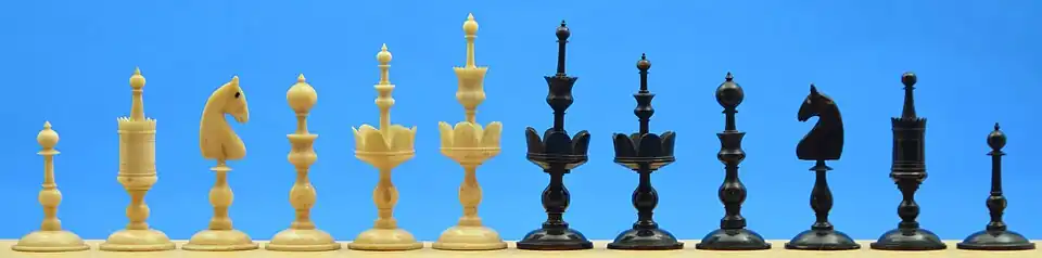 Неизвестный мастер XVIII века, Германия. Лунные шахматы