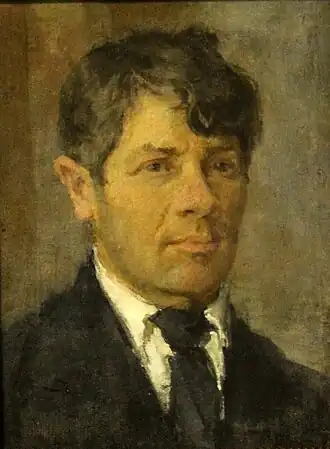 Автопортрет Г. А. Мелентьева (1916)