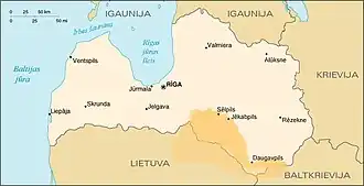 Селония в XII-XIII веке