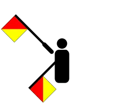 I в семафорной азбуке