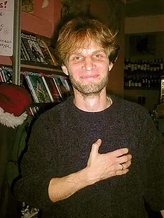 Андрей Сен-Сеньков на Биеннале поэтов в Москве. 19.10.2001