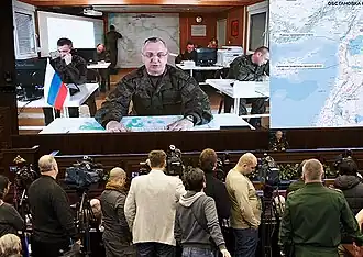 На связи с НЦУО РФ Центр по примирению враждующих сторон в Сирии, 27 февраля 2016 года