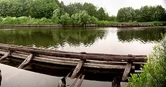 Канал около деревни Васняково летом 2014 года