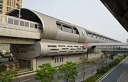 Эстакадная станция «Шацзин» (линия 11)