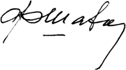 Изображение автографа