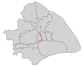 Схема линии до расширения