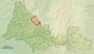 Шарлыкский район на карте