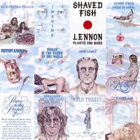 Обложка альбома Джона Леннона «Shaved Fish» (1975)