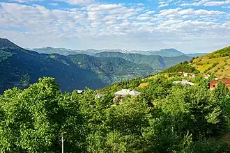 Вид на Шавшетский хребет