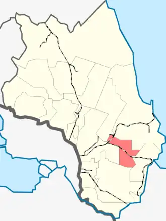 Щегловское сельское поселение на карте