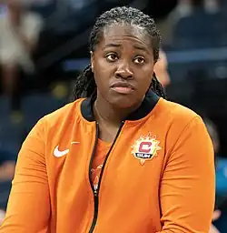 Стриклен в игре за «Коннектикут Сан» против «Миннесота Линкс» (9 августа 2019 года)