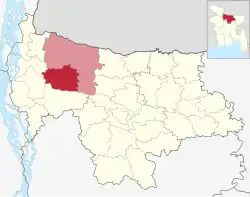 Шерпур-Садар на карте