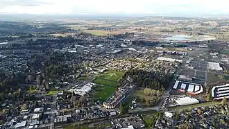 Город Шервурд (аэрофотосъёмка 3 февраля 2021 года)