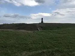 Шевардинский редут: вид с фронтальной части