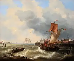 Корабли покидают порт