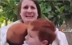 Кадр с нательной камеры террориста в момент похищения