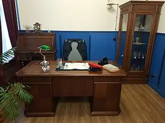 Воссозданный кабинет начальника вокзала