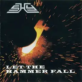 Обложка альбома Shy «Let the Hammer Fall» (1999)
