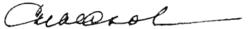 Изображение автографа