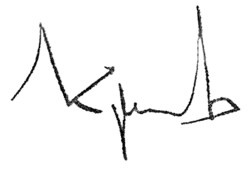 Изображение автографа