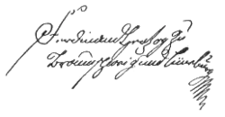 Изображение автографа