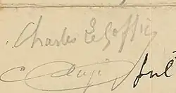 Изображение автографа