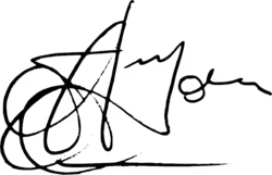 Изображение автографа