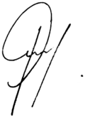 Изображение автографа
