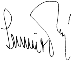 Изображение автографа