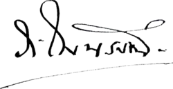 Изображение автографа