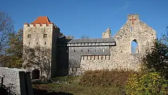 Руины Сигулдского замка